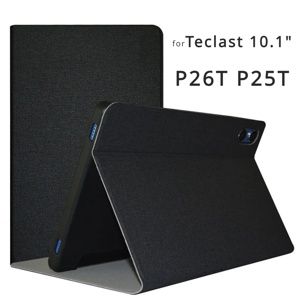 Teclast Tablet Accessories - Teclast P26T 10.1インチタブレット用ビジネスカバー。折りたたみ式スタンド付き、PUレザー製。Teclast P25T、P26T 10.1インチタブレット用ケース。