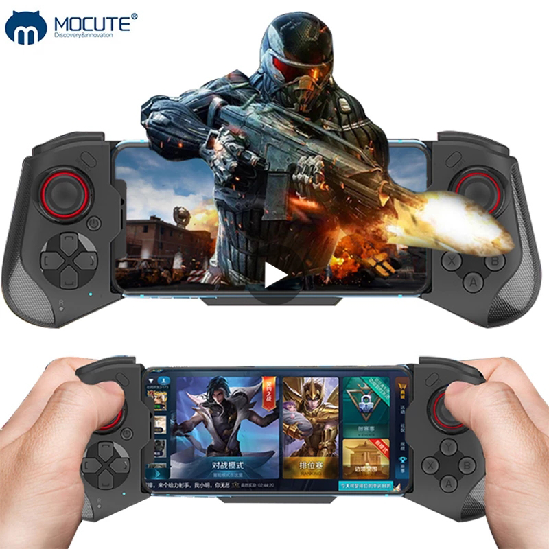 Android Tablet Gaming Accessories - 携帯電話ゲームパッドジョイスティック iPhone Android 制御 Bluetooth コントローラトリガー