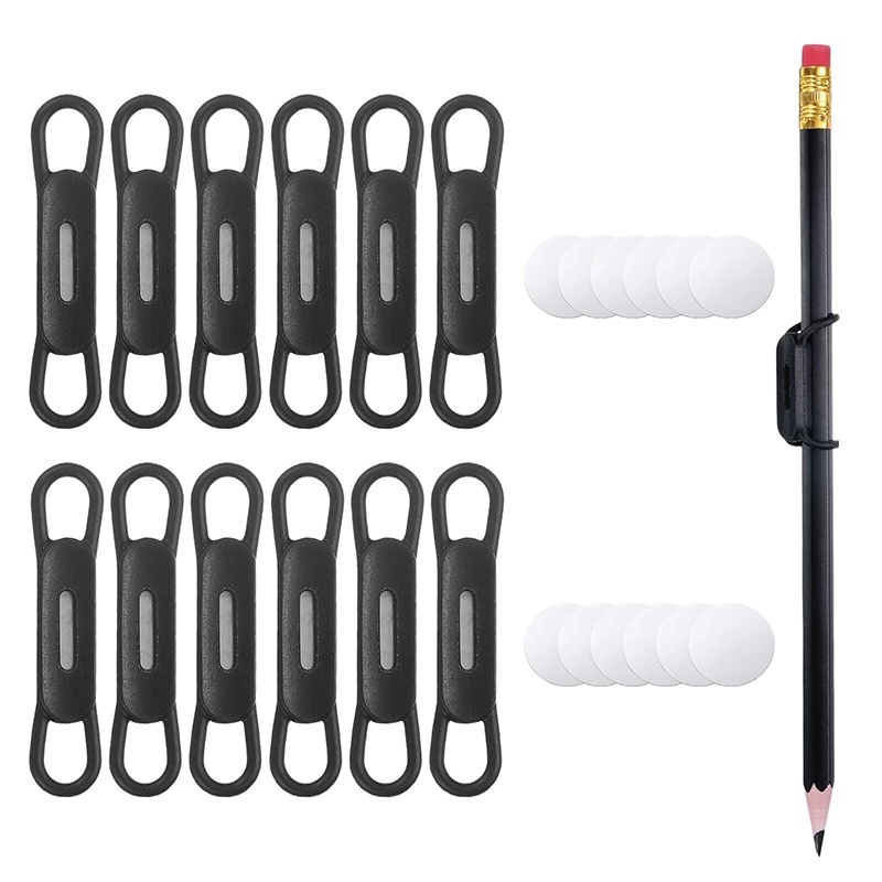 Pen Tablet Accessories - マグネット式ペンシルホルダー タブレットタッチペンクリップ 多機能調整可能シリコンペンスタンド オフィス・学校用オーガナイザーアクセサリー