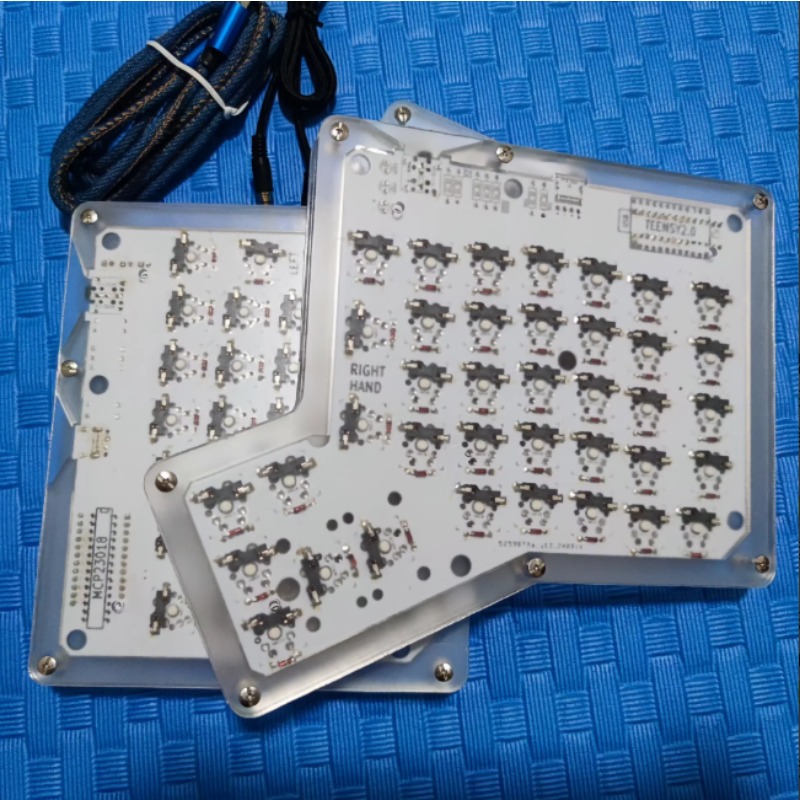 Tablet Accessories 3D Print - Ergodox 分割キーボードキット有線ホットスワップ 3D 印刷/アクリルカスタマイズされた人間工学に基づいたメカニカルキーボードキットゲームアクセサリー