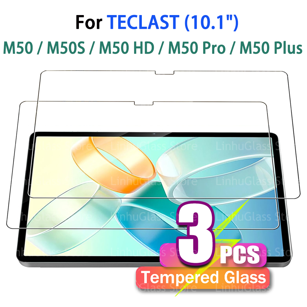 Teclast Tablet Accessories - 10.1 インチ保護ガラス Teclast M50 / M50S