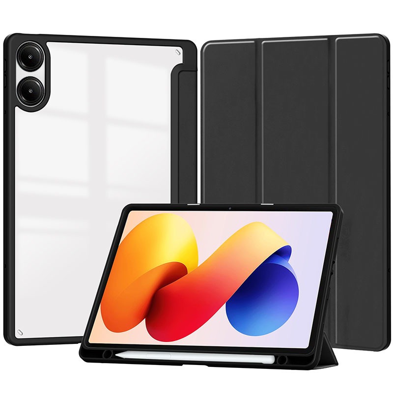 Poco Tablet Accessories - Xiaomi Poco Pad M1ケース、ペンシルホルダー付き、マグネット式折りたたみスタンドカバー、Redmi Pad 2