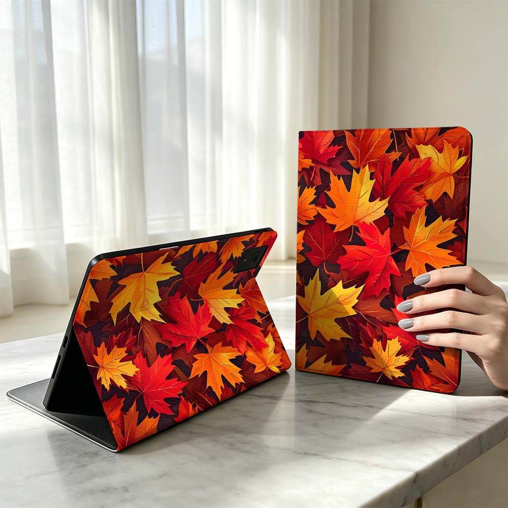 Poco Tablet Accessories - 秋の紅葉柄がおしゃれなXiaomi Poco Redmi Pad 8 2