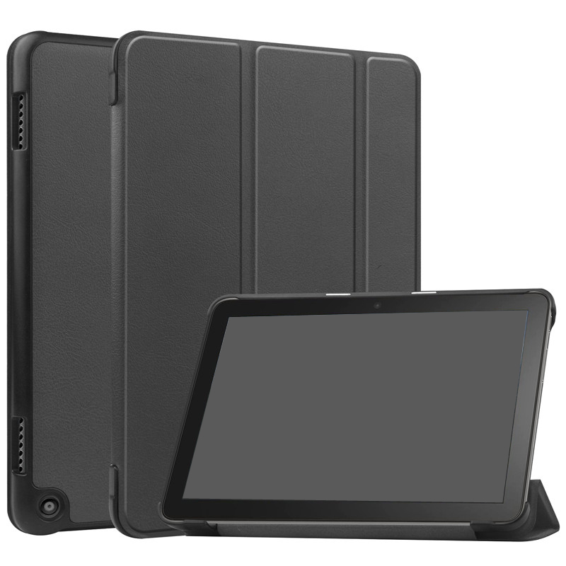 Tablet Accessories Amazon - Kindle Fire HD 8 第12世代用ケース 三つ折りマグネットレザーハードスタンドカバー