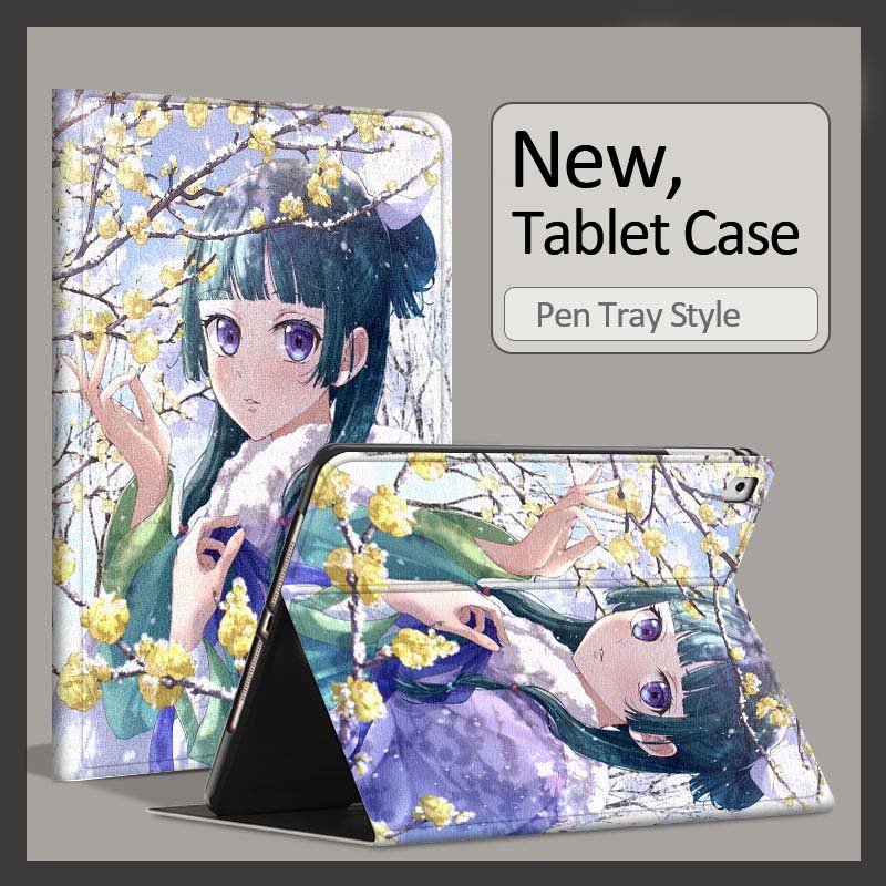 Poco Tablet Accessories - 紫のアニメ「マオマオ」ファッションデザインのXiaomi Poco Redmi Pad 8 2