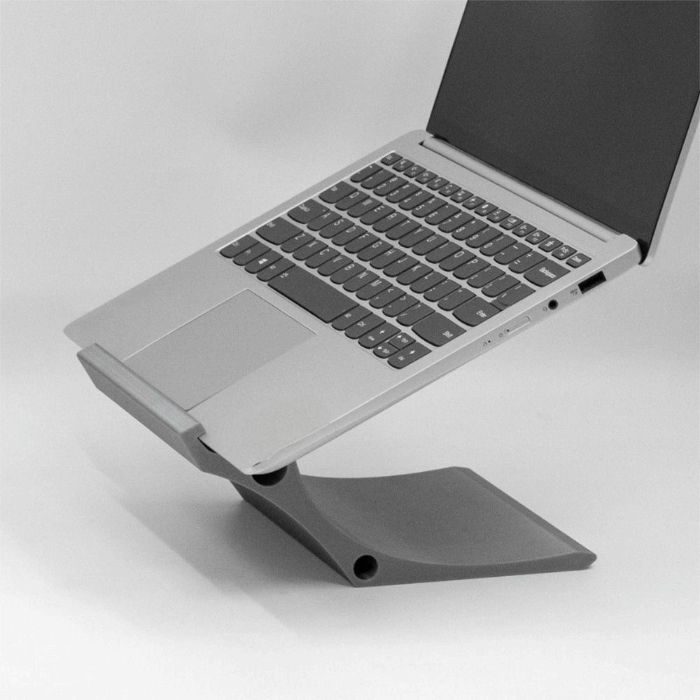 新しい、持ち運び可能な、角度調整可能なノートパソコンスタンド - Tablet Accessories 3D Print のレビューと価格