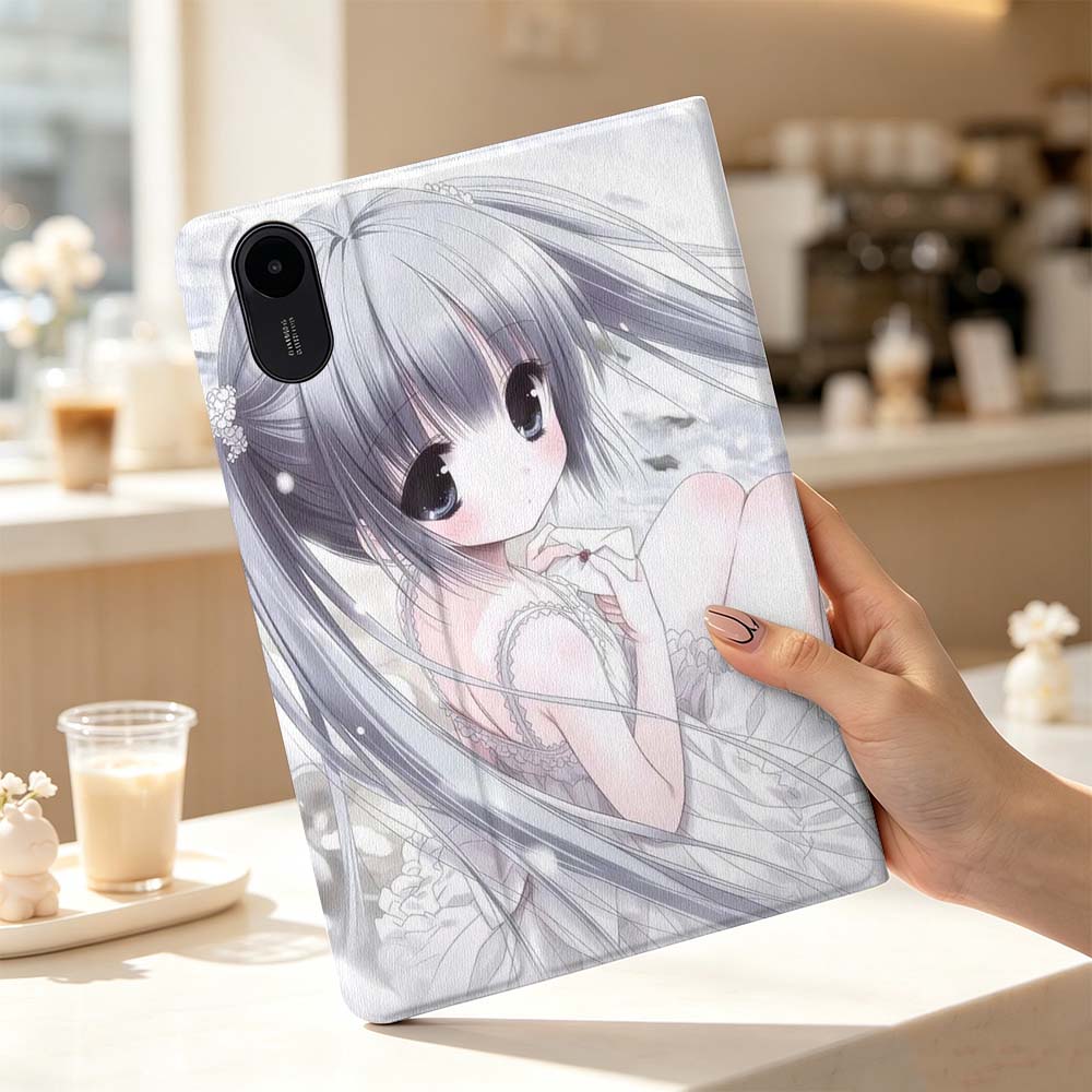 アニメ風のかわいい女の子デザインのタブレットケース。Xiao - Poco Tablet Accessories のレビューと価格