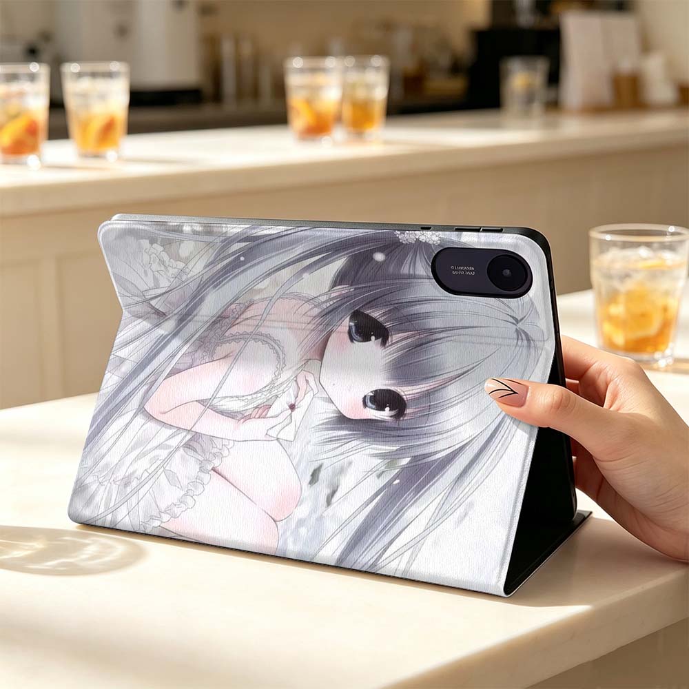 アニメ風のかわいい女の子デザインのタブレットケース。Xiao - Poco Tablet Accessories のレビューと価格