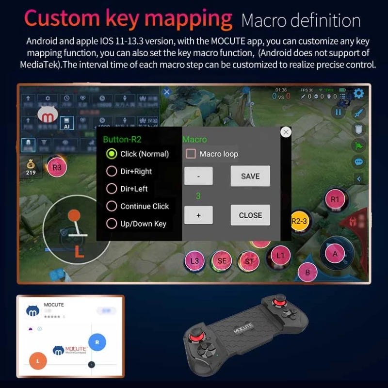 携帯電話ゲームパッドジョイスティック iPhone Andr - Android Tablet Gaming Accessories のレビューと価格