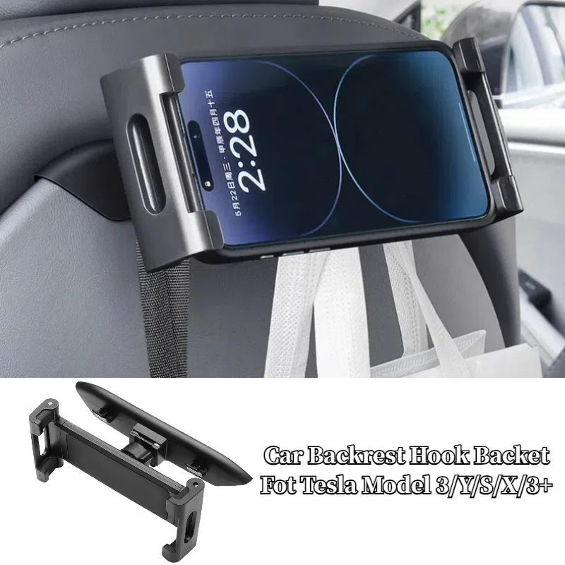 テスラカーシートバックフック,アクセサリー,リアシート,電話 - Tesla Tablet Accessories のレビューと価格