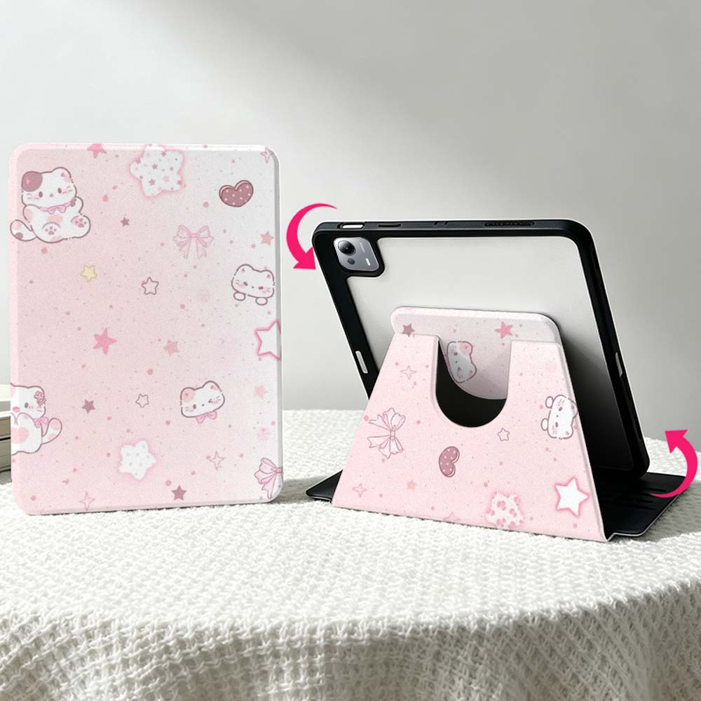 カートゥーンピンクキャット Xiaomi Mi Redmi  - Poco Tablet Accessories のレビューと価格