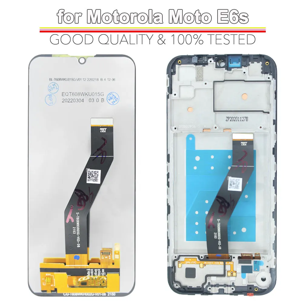 安定したタッチ LCD モトローラ Moto E6s XT2 - Motorola Tablet Accessories のレビューと価格