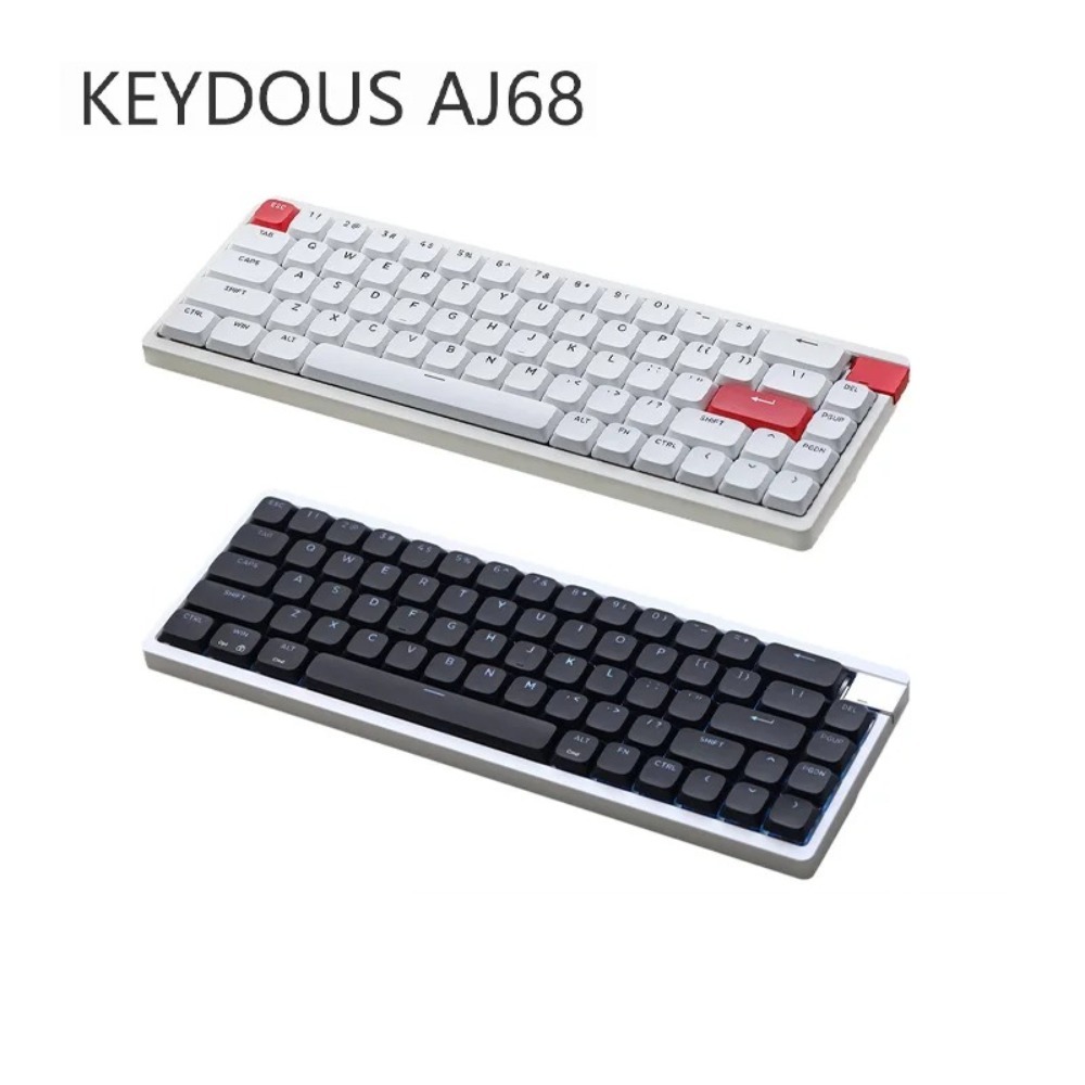 Keydous AJ68 メカニカルキーボード ポータブルゲ - Bluetooth Trackpad のレビューと価格