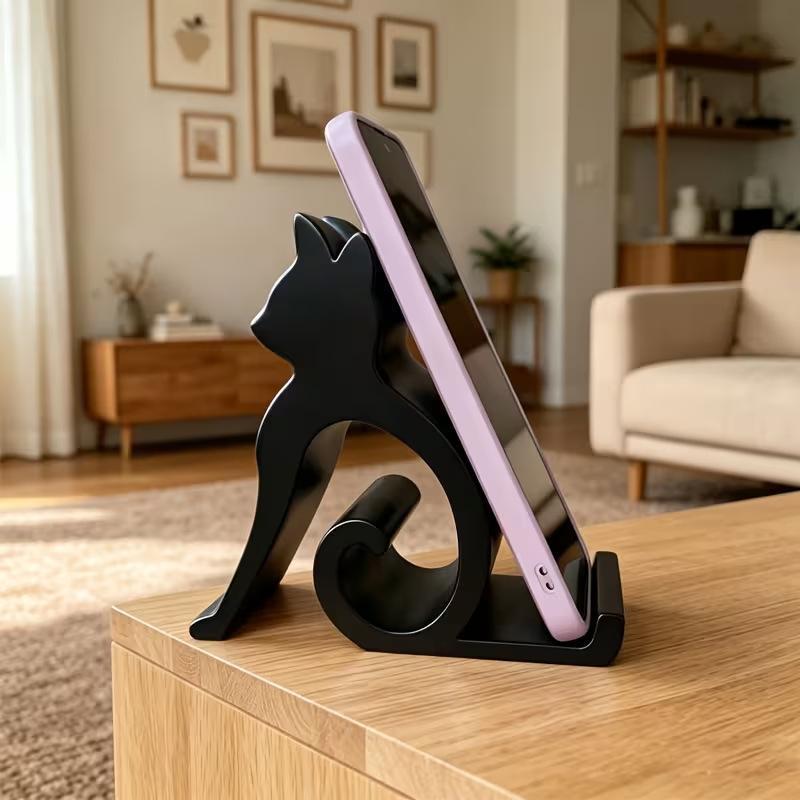 3Dプリント製のかわいい子猫・犬のスマホスタンド 1個入り  - Tablet Accessories 3D Print のレビューと価格