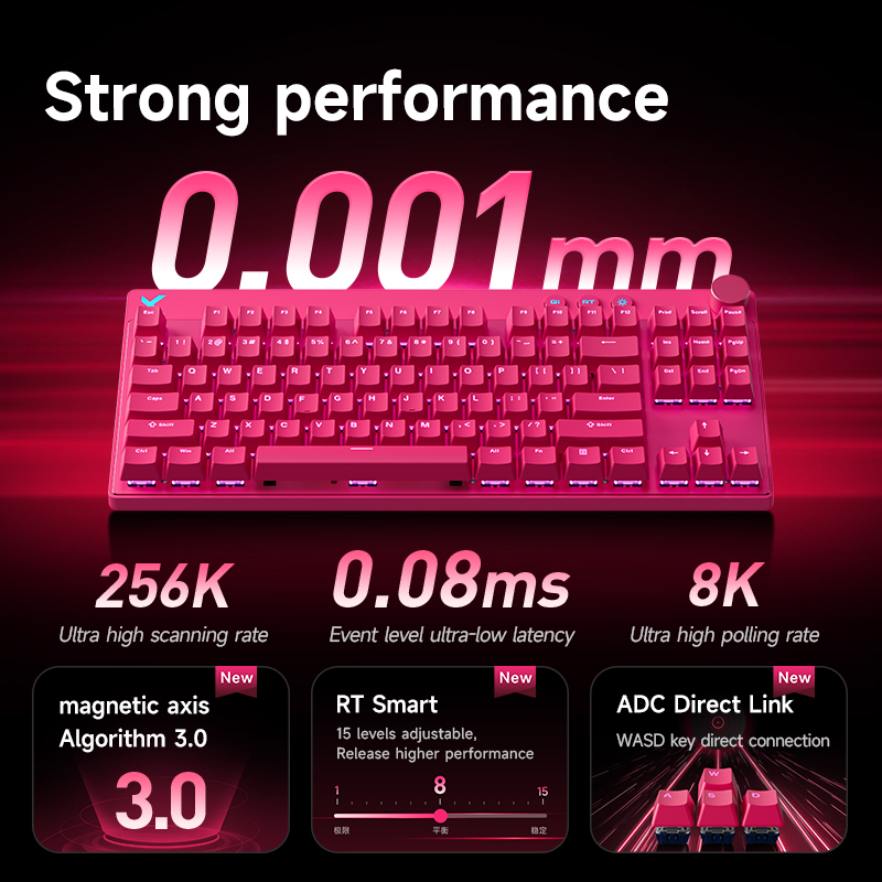 Mchose Mix87 磁気スイッチキーボード有線ゲーミン - Tablet Accessories Keyboard のレビューと価格