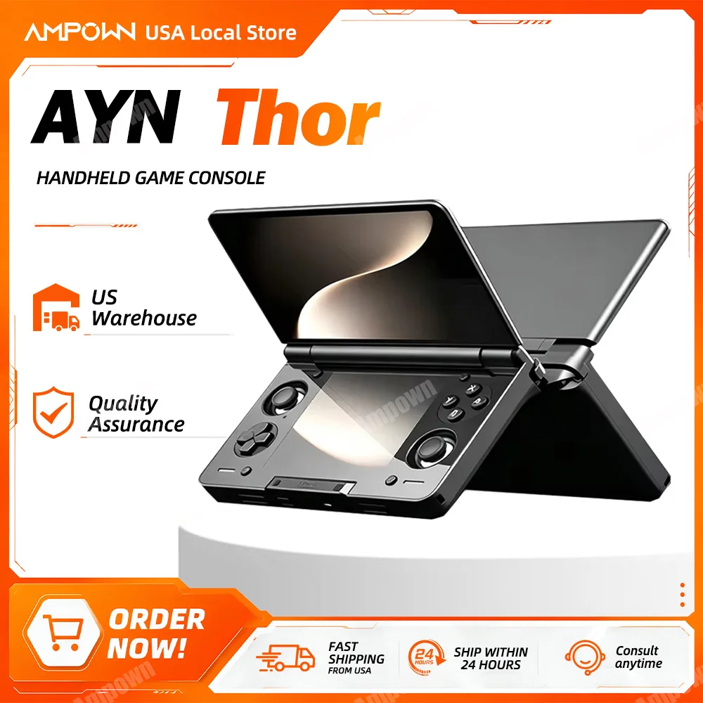 AYN Thor デュアルOLED クラムシェル型 ハンドヘ - Android Tablet Gaming Accessories のレビューと価格