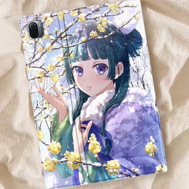 紫のアニメ「マオマオ」ファッションデザインのXiaomi P - Poco Tablet Accessories のレビューと価格